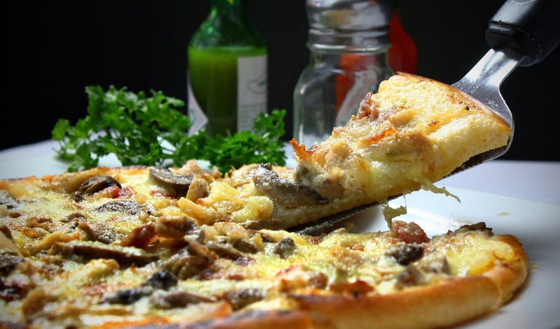 Margherita Pizza and Beer