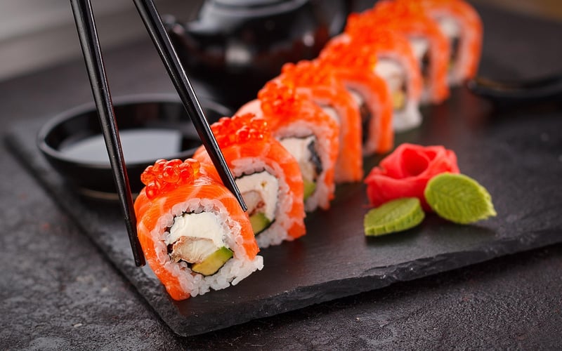 Sushi and Sake